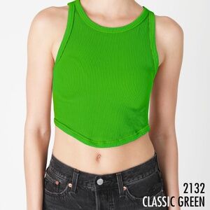 NIKIBIKI Curved Hem Crew Neck Crop Top